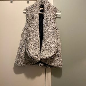 Ladies plush vest